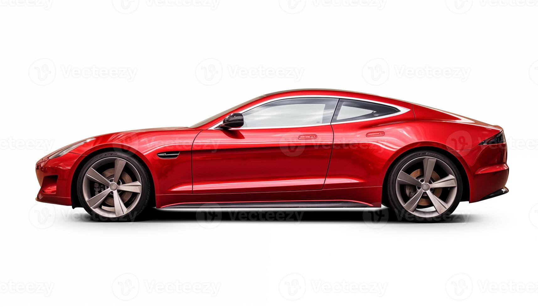 AI Generated A car on a white background, isolated photo