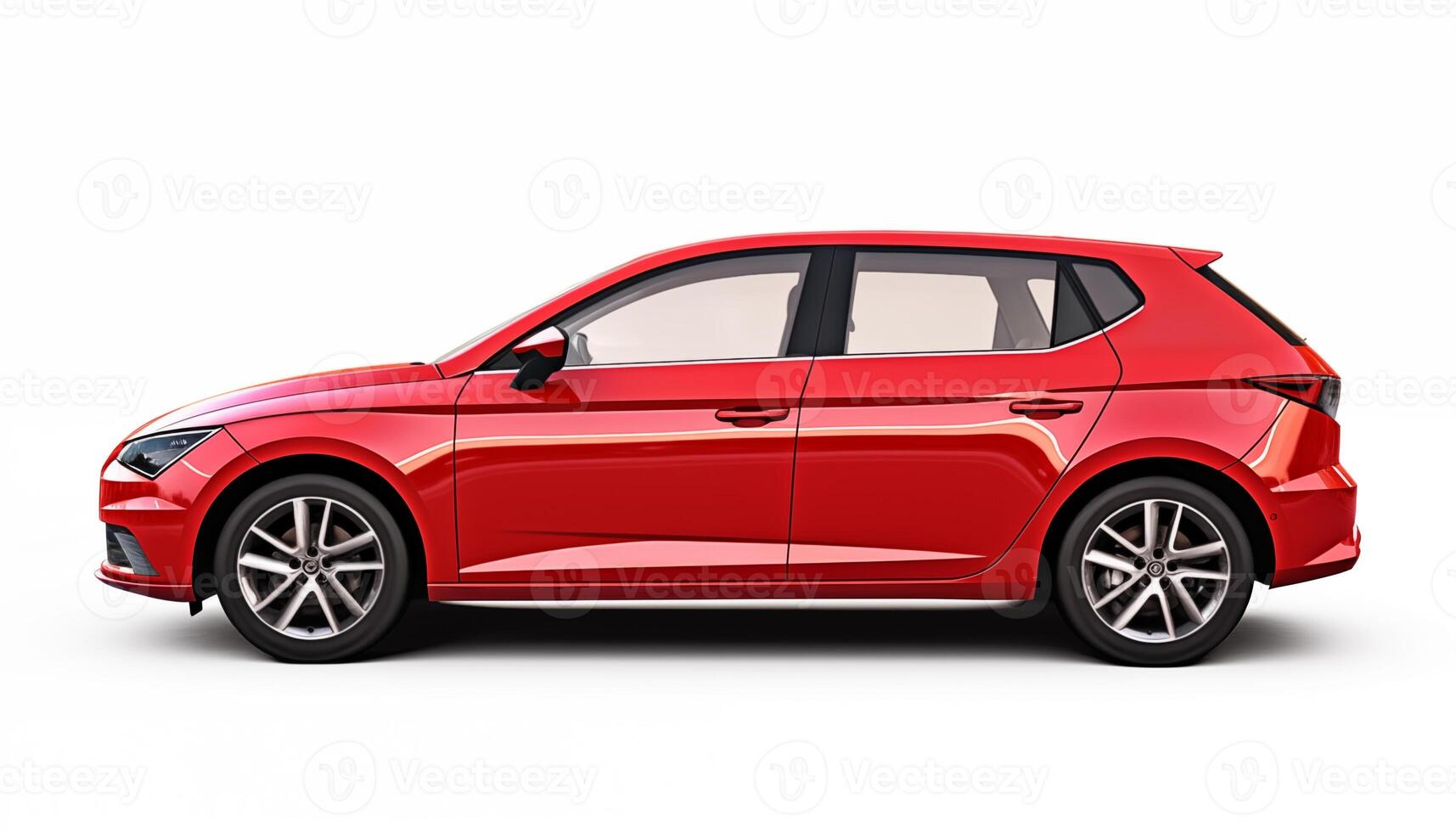 AI Generated A car on a white background, isolated photo