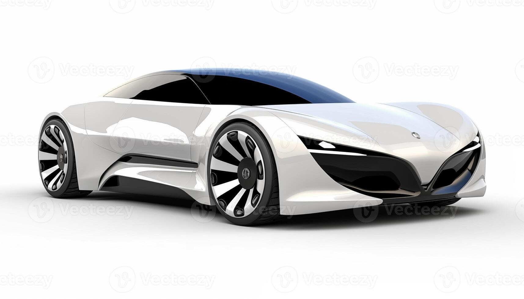 AI Generated A car on a white background, isolated photo