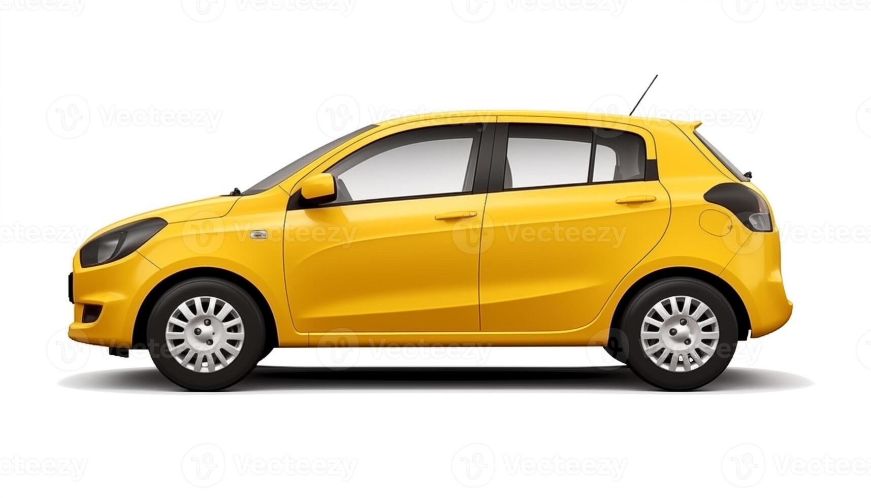 AI Generated A car on a white background, isolated photo