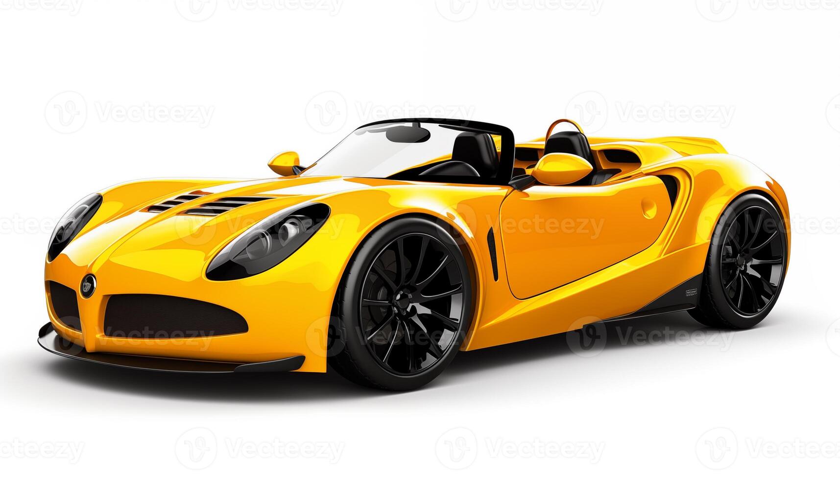 AI Generated A car on a white background, isolated photo