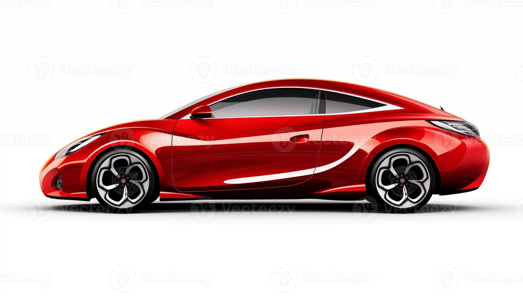 AI Generated A car on a white background, isolated photo