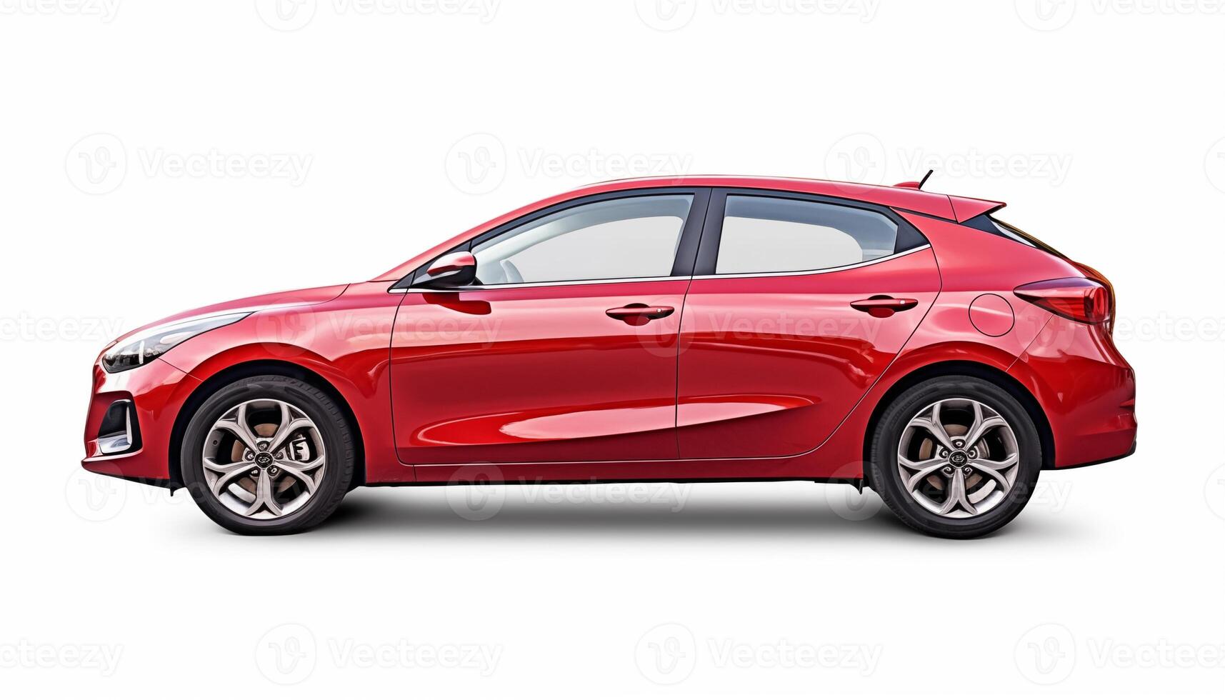 AI Generated A car on a white background, isolated photo