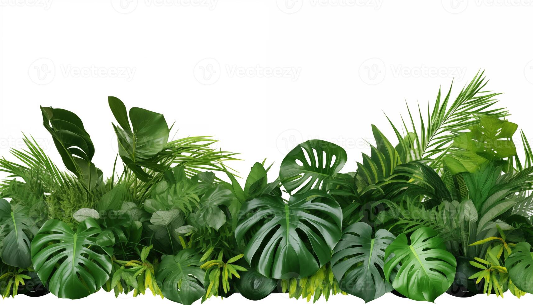 AI Generated Background of tropical flowers photo