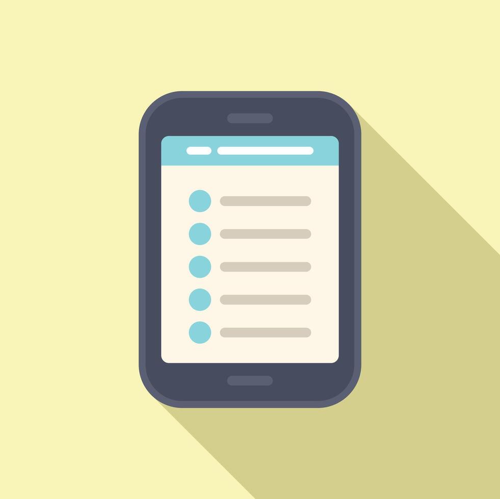 Tablet online policy search icon flat vector. Regulated products vector