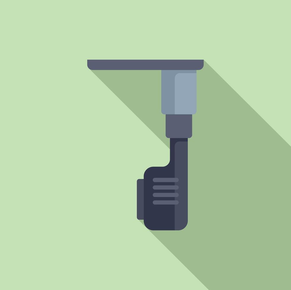 Room examination icon flat vector. Fluorography device vector