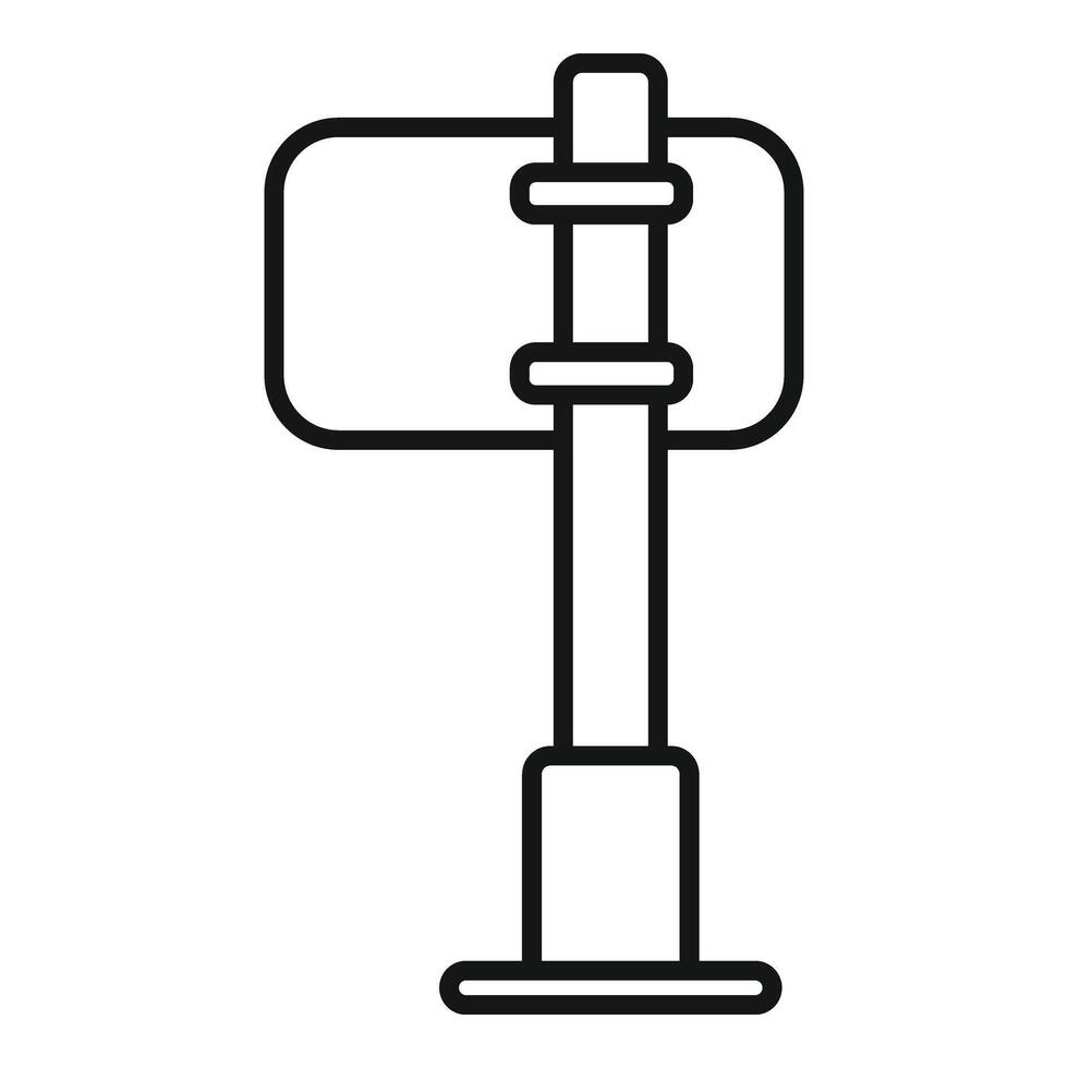 Healthy xray device icon outline vector. Control patient vector