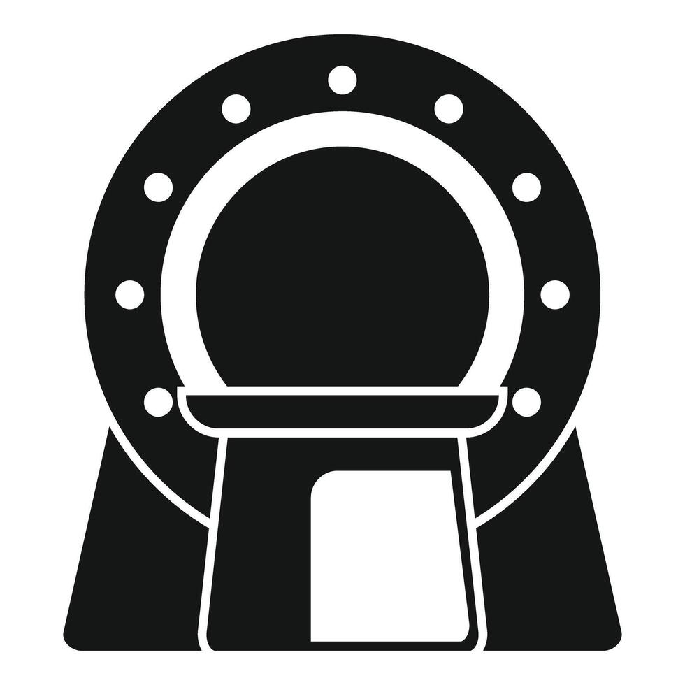 Patient examination icon simple vector. Doctor clinic therapy vector