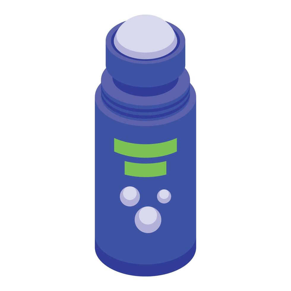 Natural bio deodorant icon isometric vector. Skin perfume vector