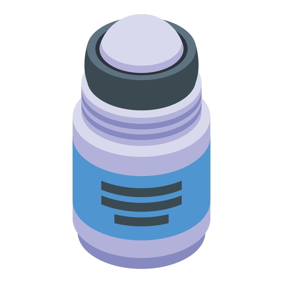 Smell ball icon isometric vector. Sign flask tube vector