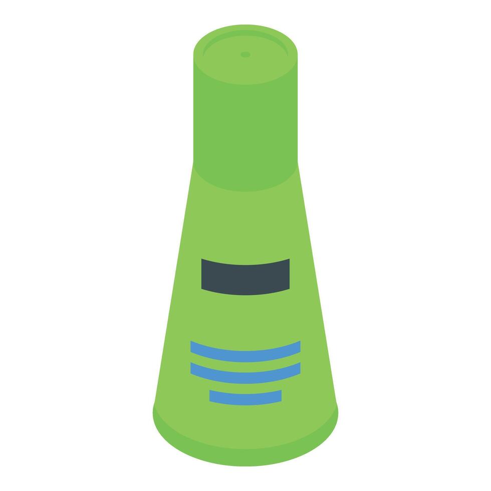 Bottle deodorant smell icon isometric vector. Flask deo pack vector