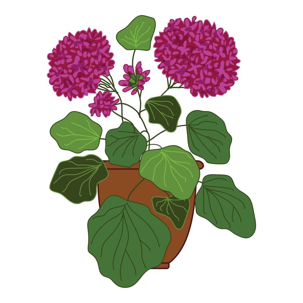 flor planta maceta icono dibujos animados vector. oficina ventana planta vector