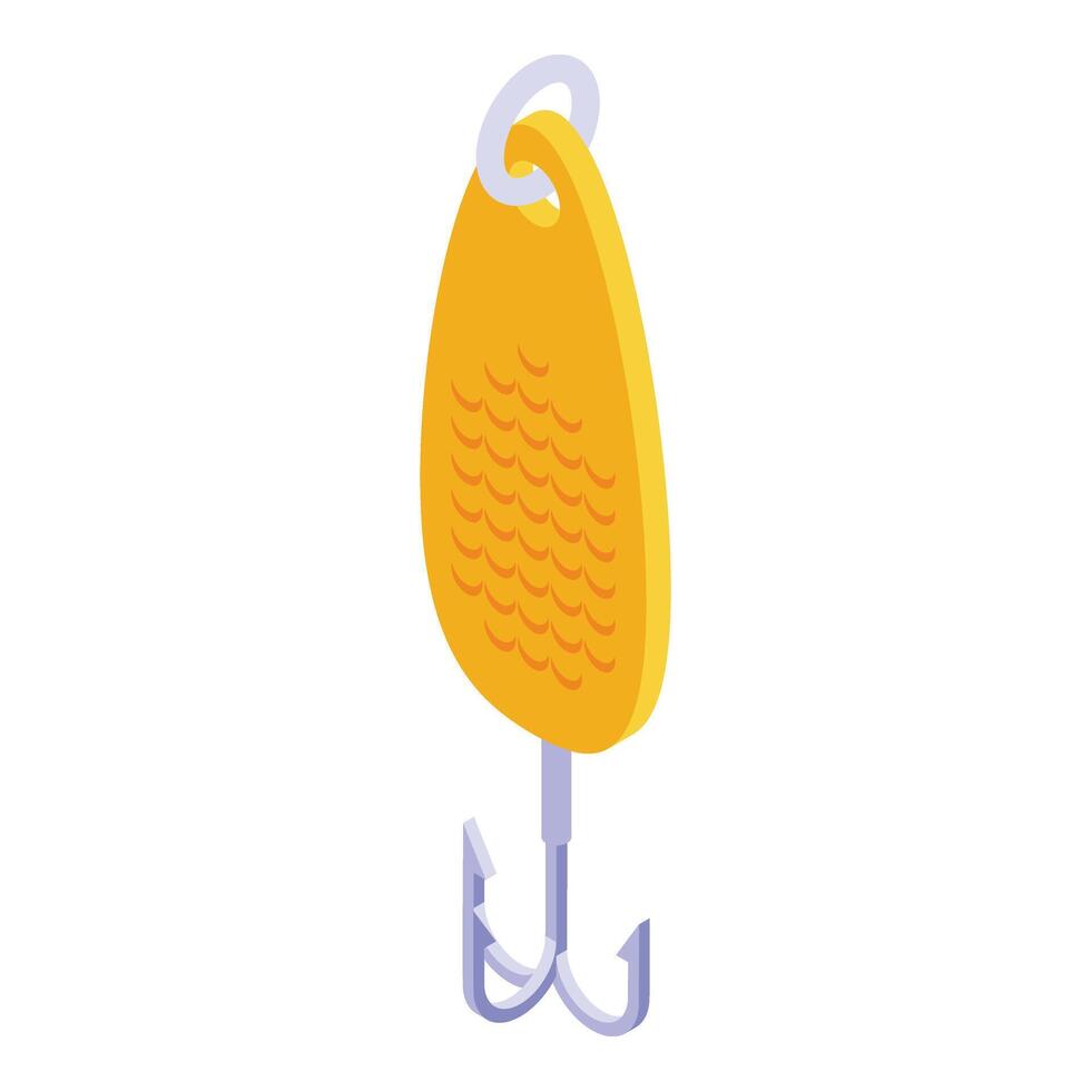 Fishing hook icon isometric vector. Fisherman sport equipment vector