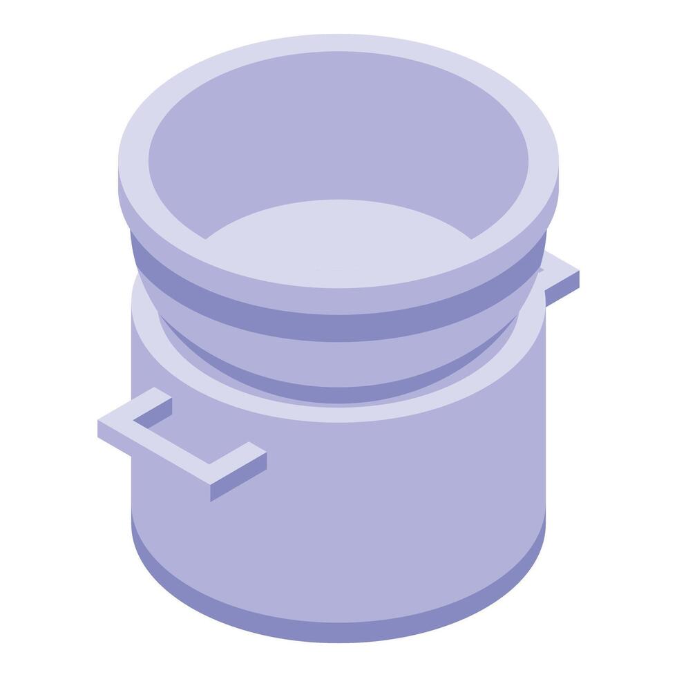 Soap creation department icon isometric vector. Cosmetic cleanser essential vector
