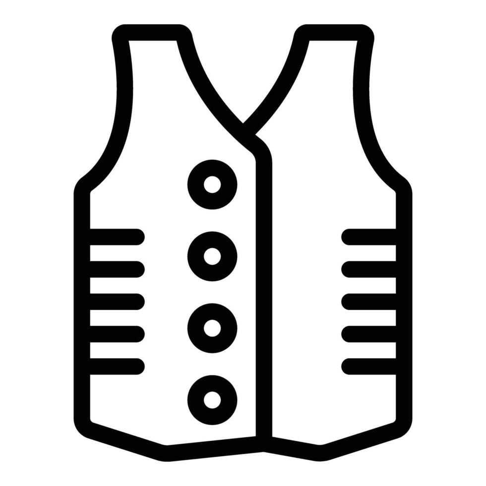 Textile fabrication work icon outline vector. Clothes needlecraft details vector