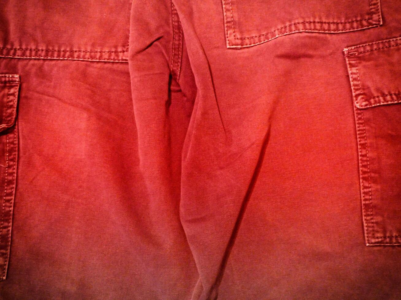 Red Fabric Texture photo