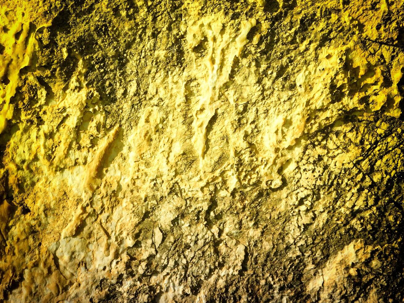 Texture Of Yellow Stone In The Garden photo