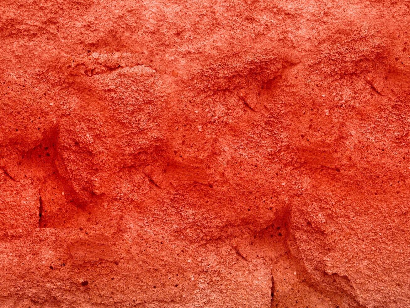 Texture Of Red Stone In The Garden photo