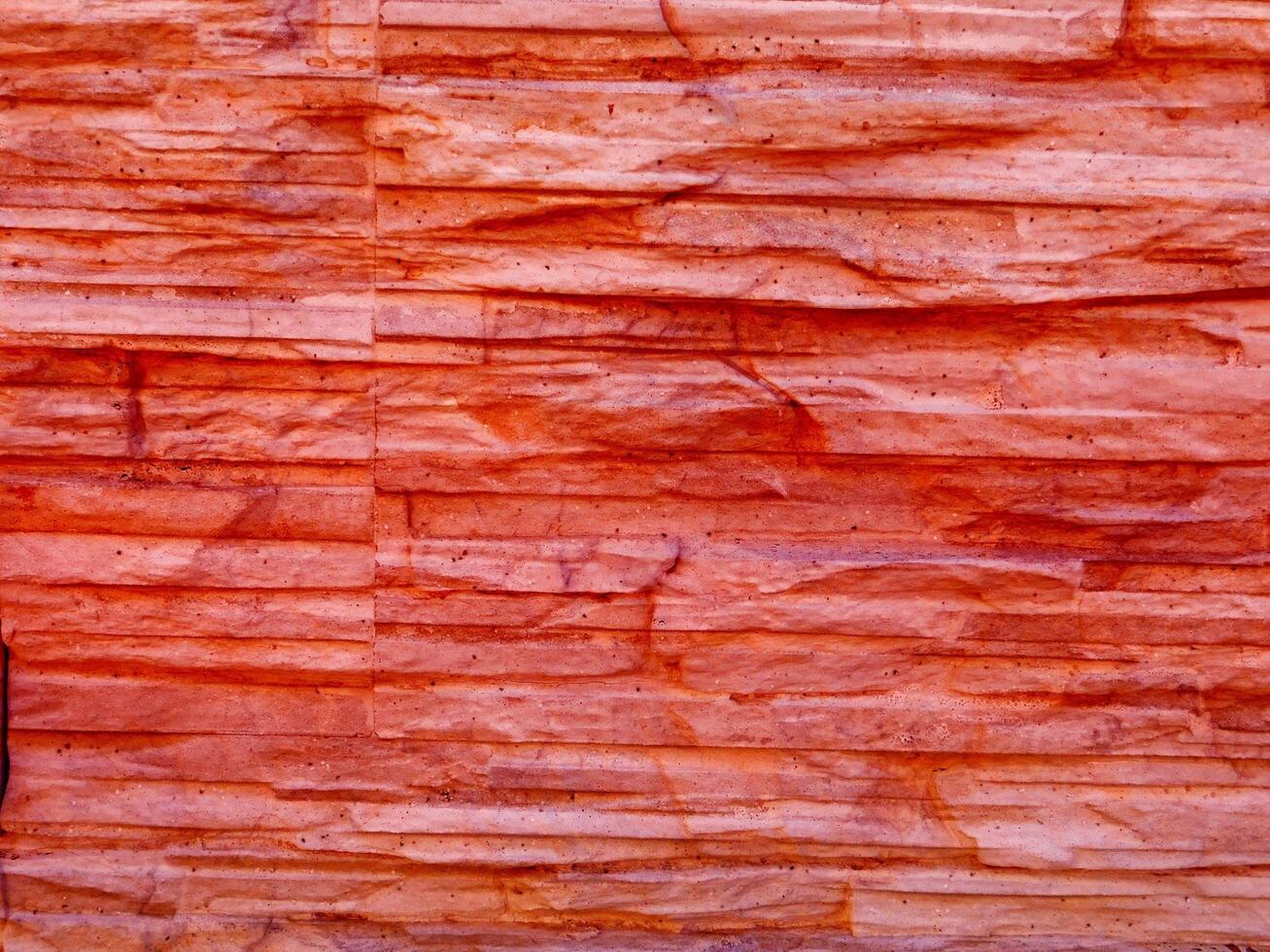 Texture Of Red Stone In The Garden photo