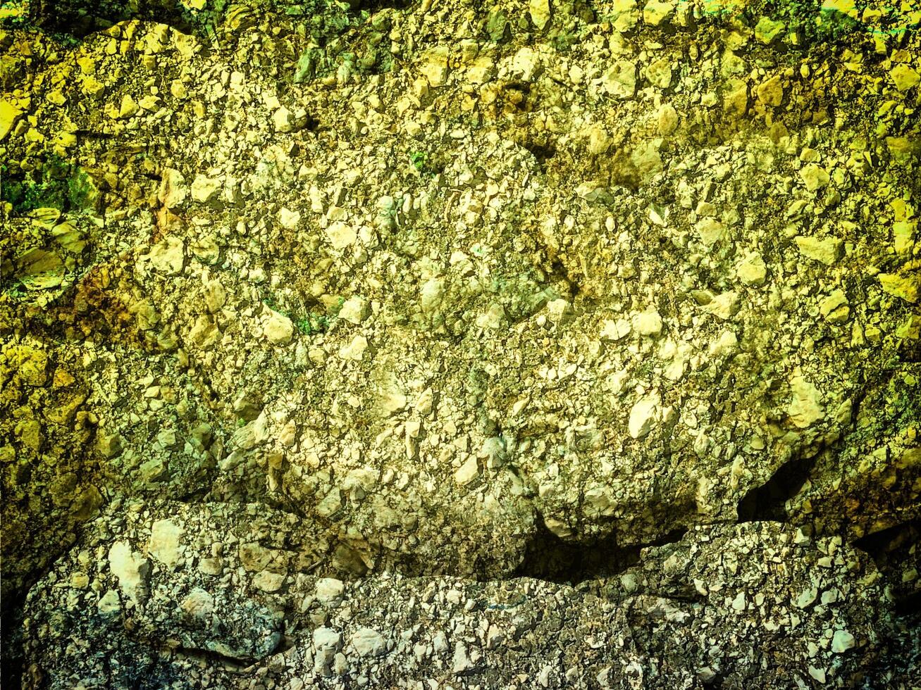 Texture Of Yellow Stone In The Garden photo