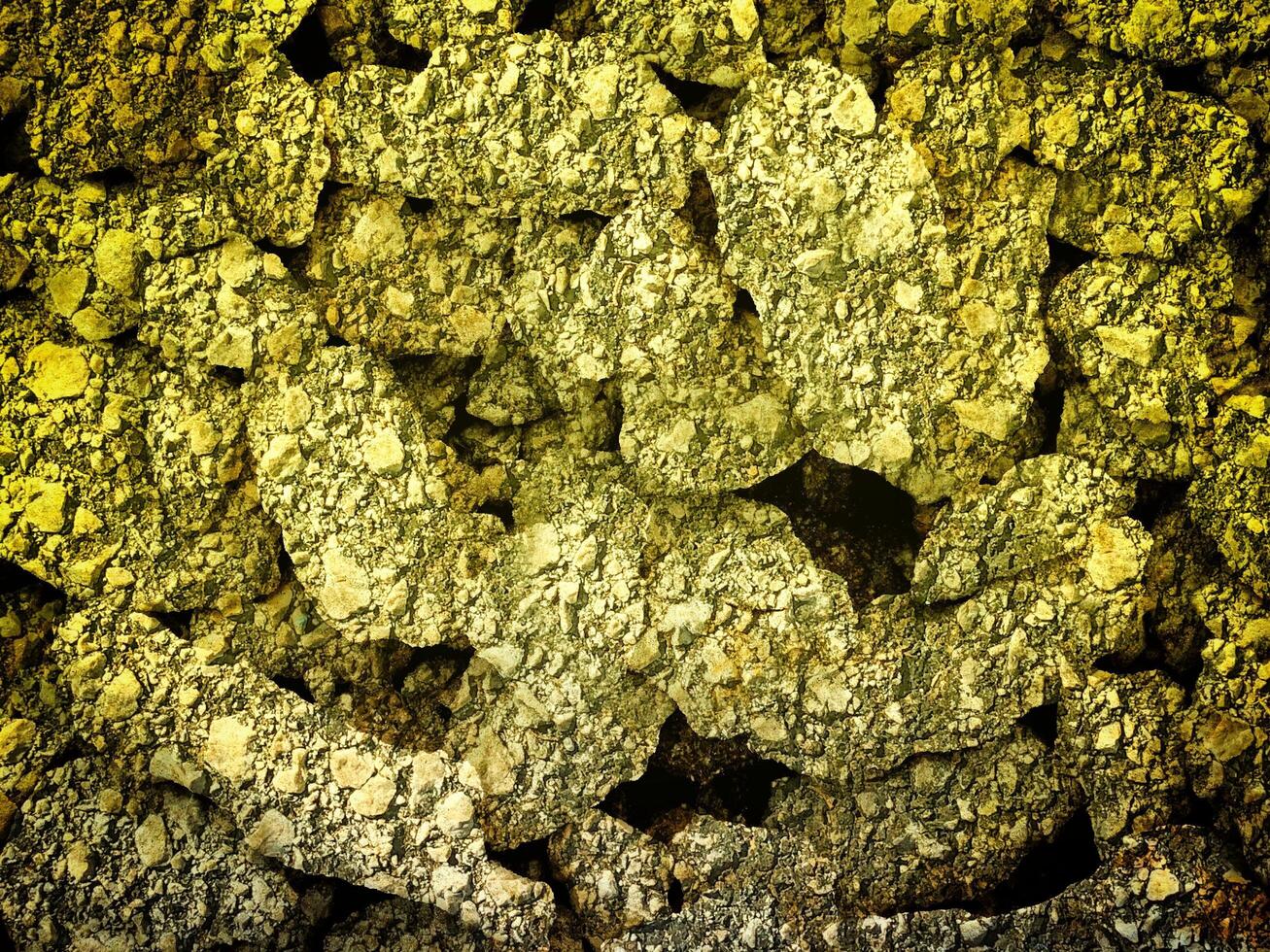 Texture Of Yellow Stone In The Garden photo