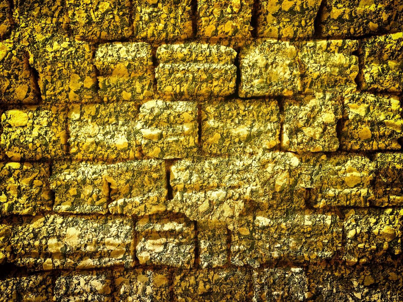 Texture Of Yellow Stone In The Garden photo