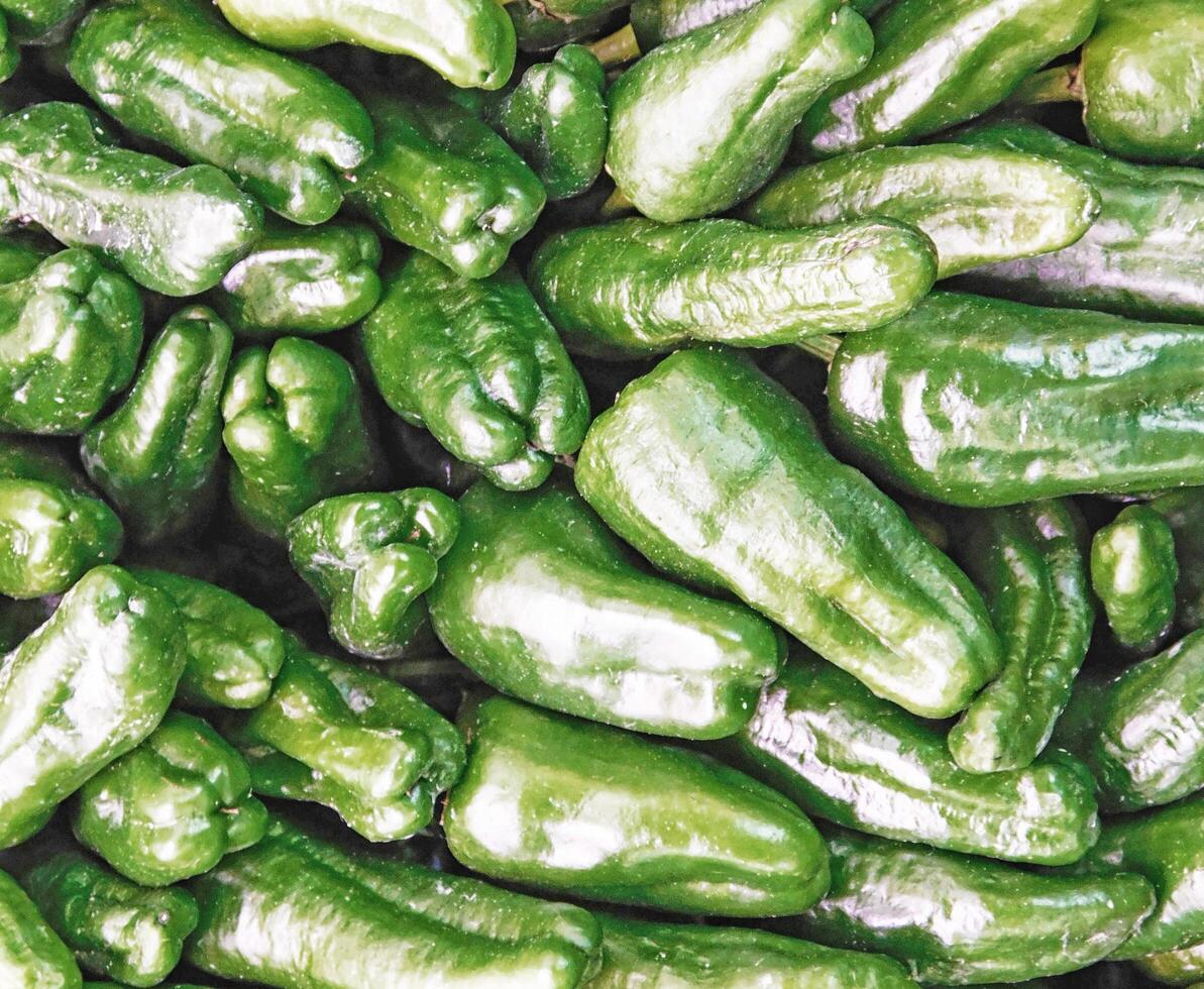 texture of peppers in the kitchen photo