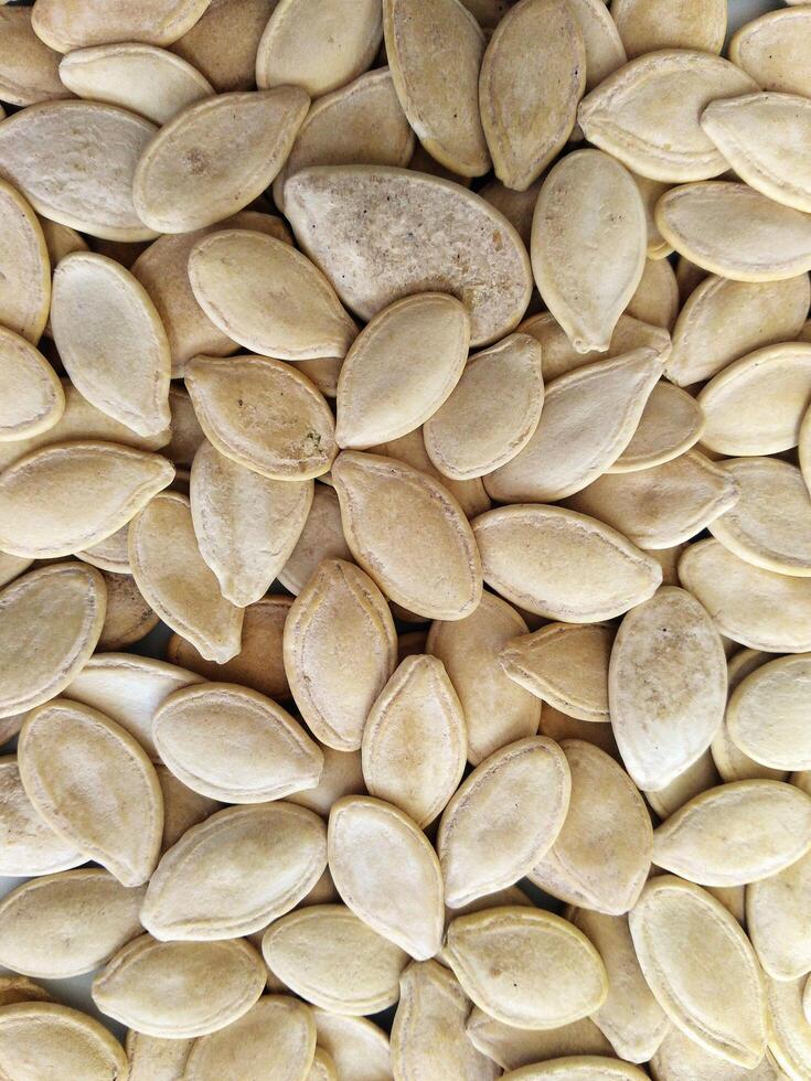 Pumpkin seeds in the kitchen photo