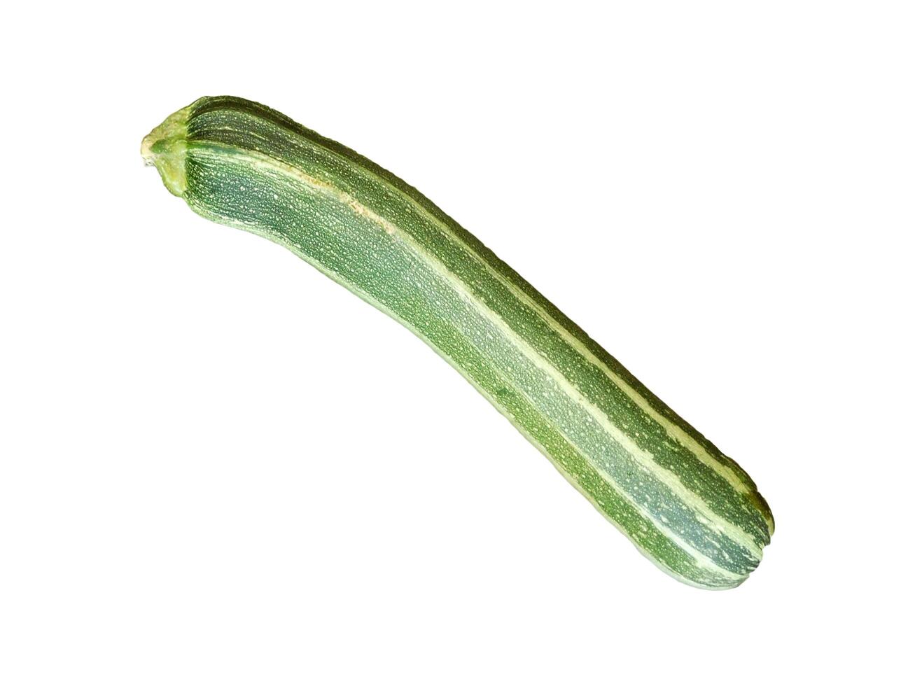 Zucchini on white background photo