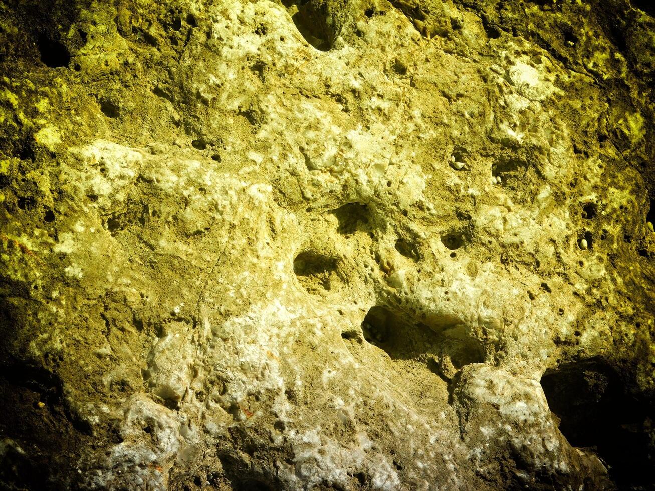 Texture Of Yellow Stone In The Garden photo