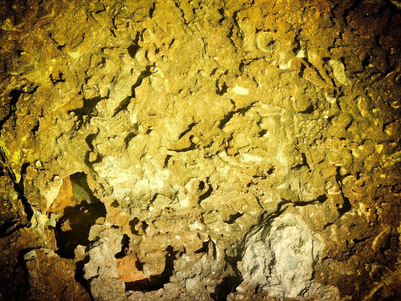 Texture Of Yellow Stone In The Garden photo