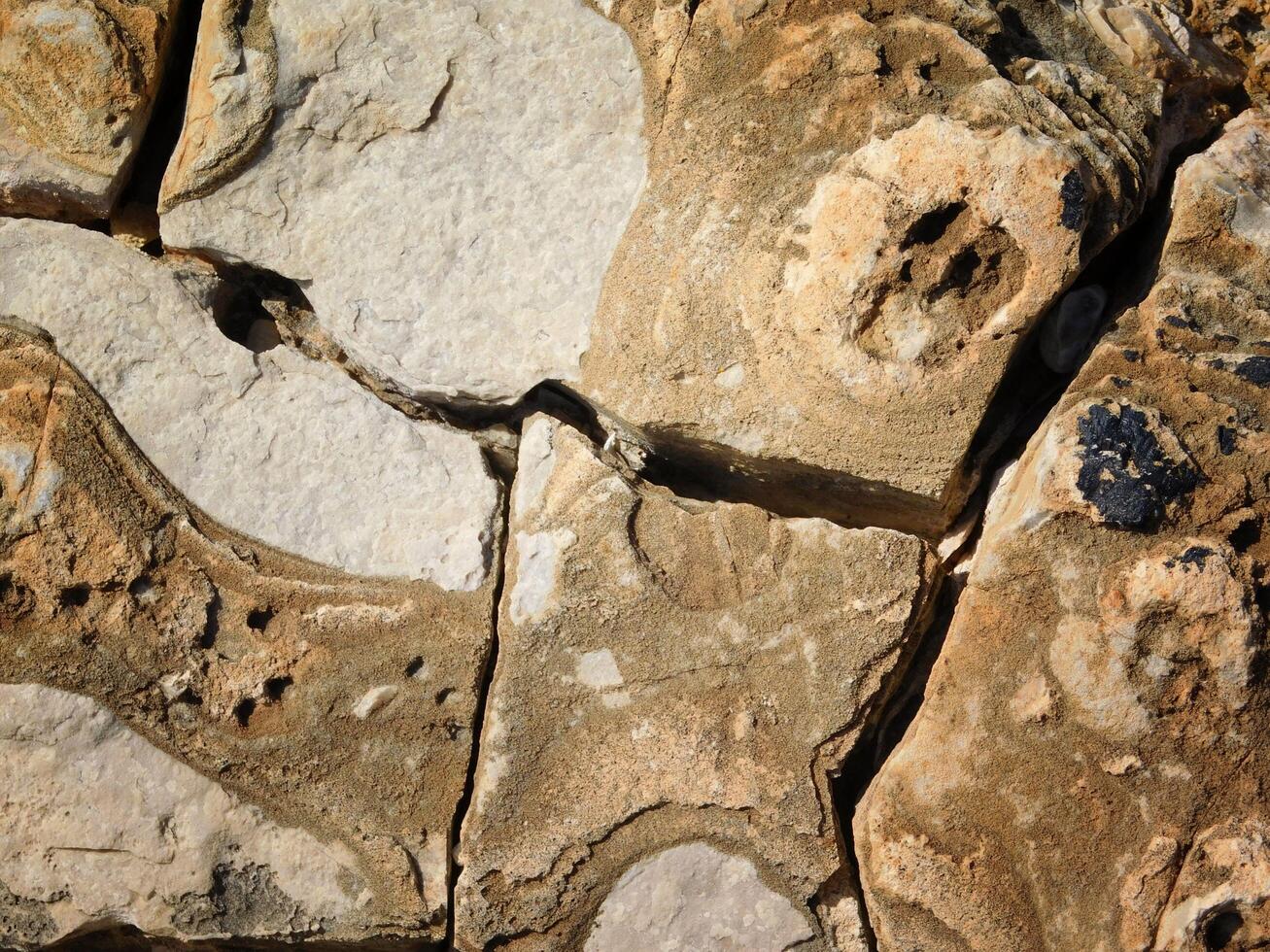 textura de piedra al aire libre foto