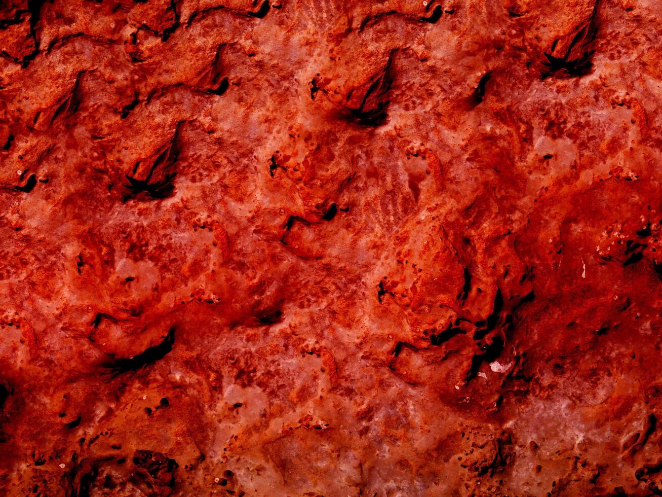 Texture Of Red Stone In The Garden photo