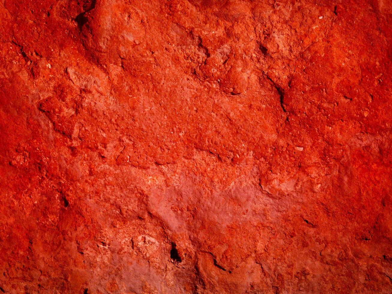 Texture Of Red Stone In The Garden photo