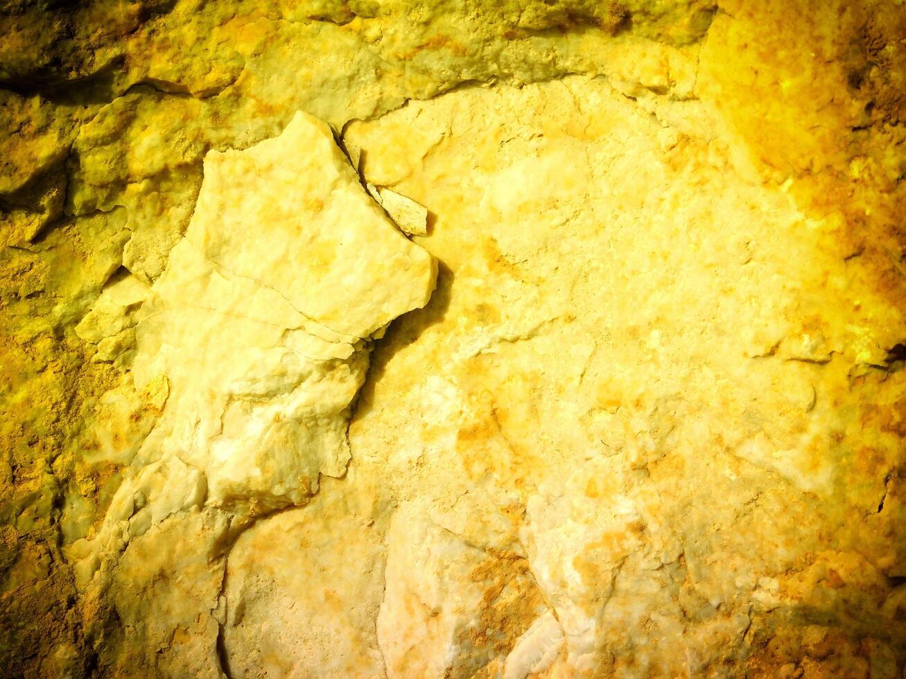 Texture Of Yellow Stone In The Garden photo