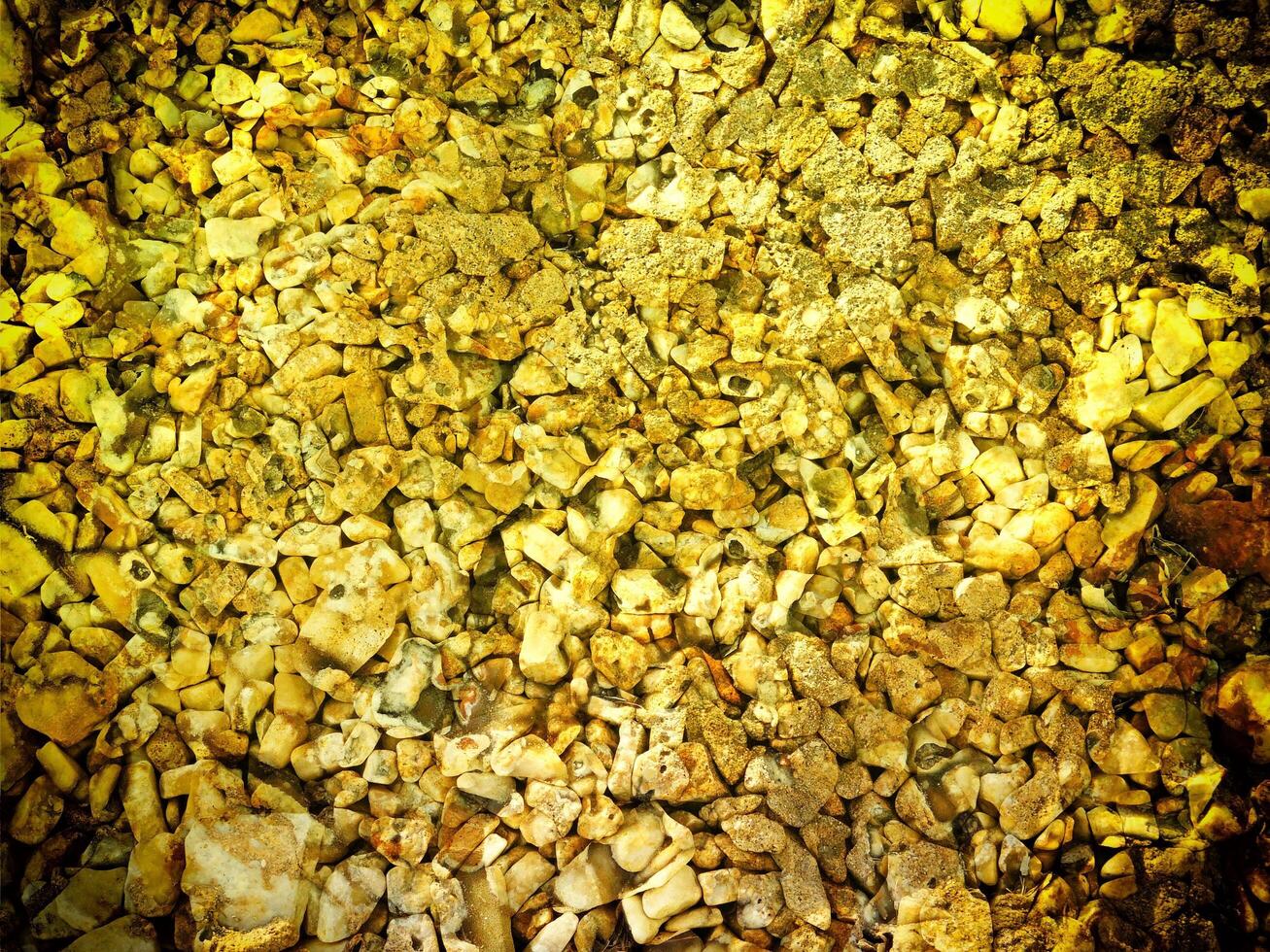 Texture Of Yellow Stone In The Garden photo