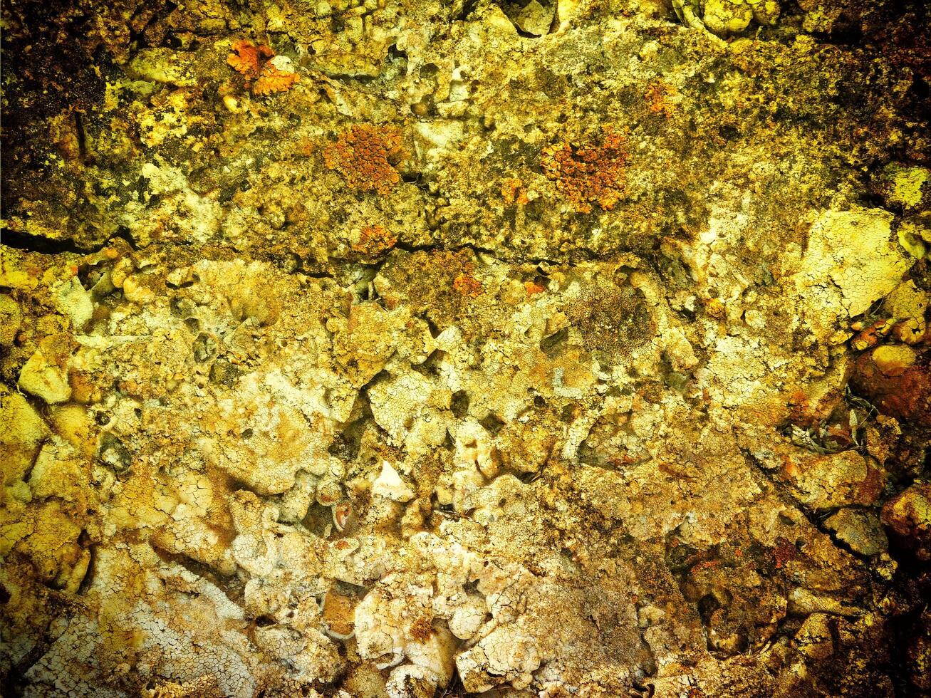 Texture Of Yellow Stone In The Garden photo