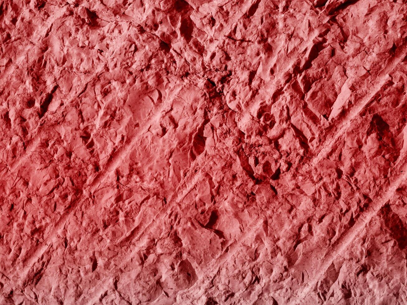 Texture Of Red Stone In The Garden photo