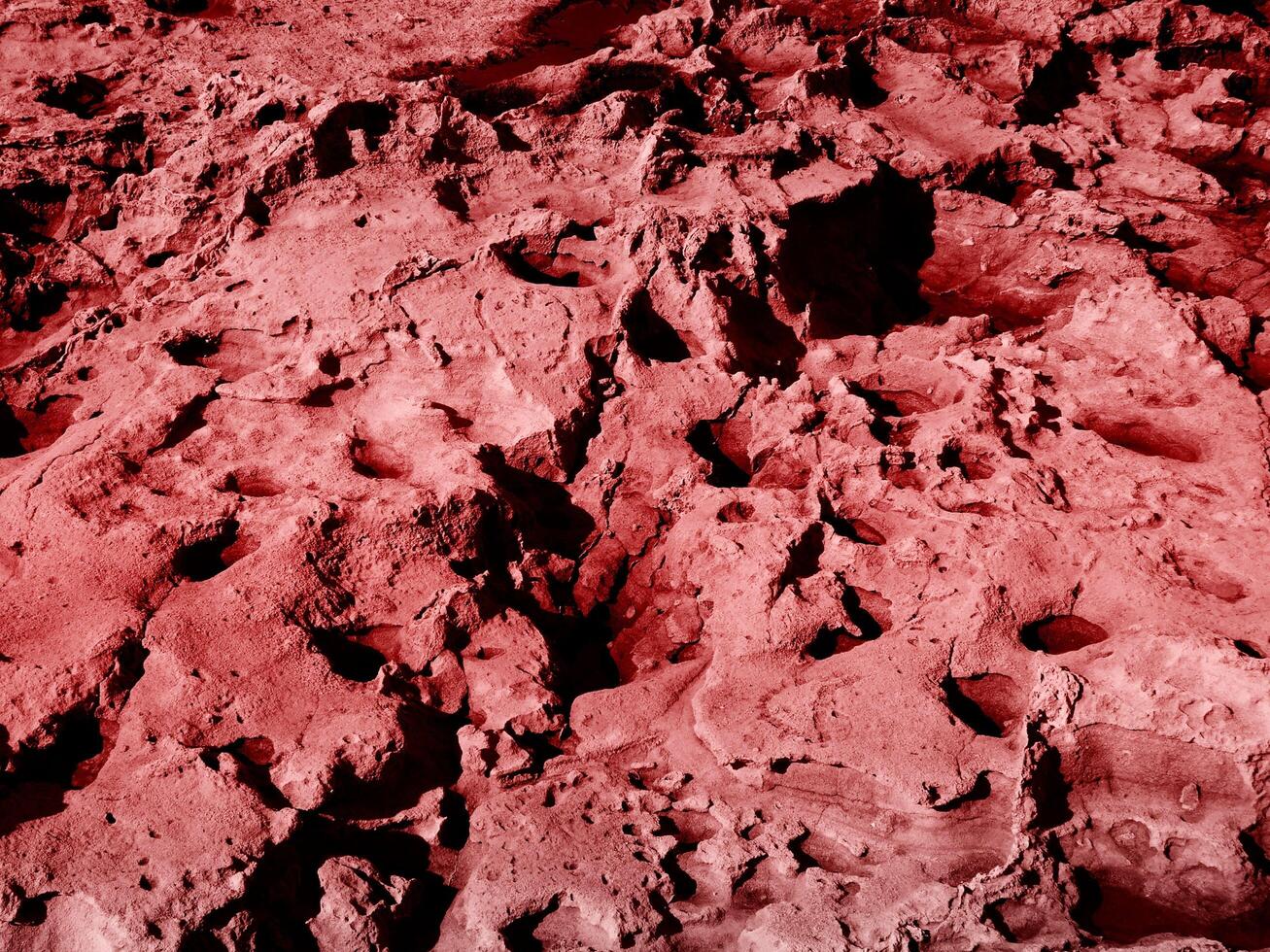 Texture Of Red Stone In The Garden photo