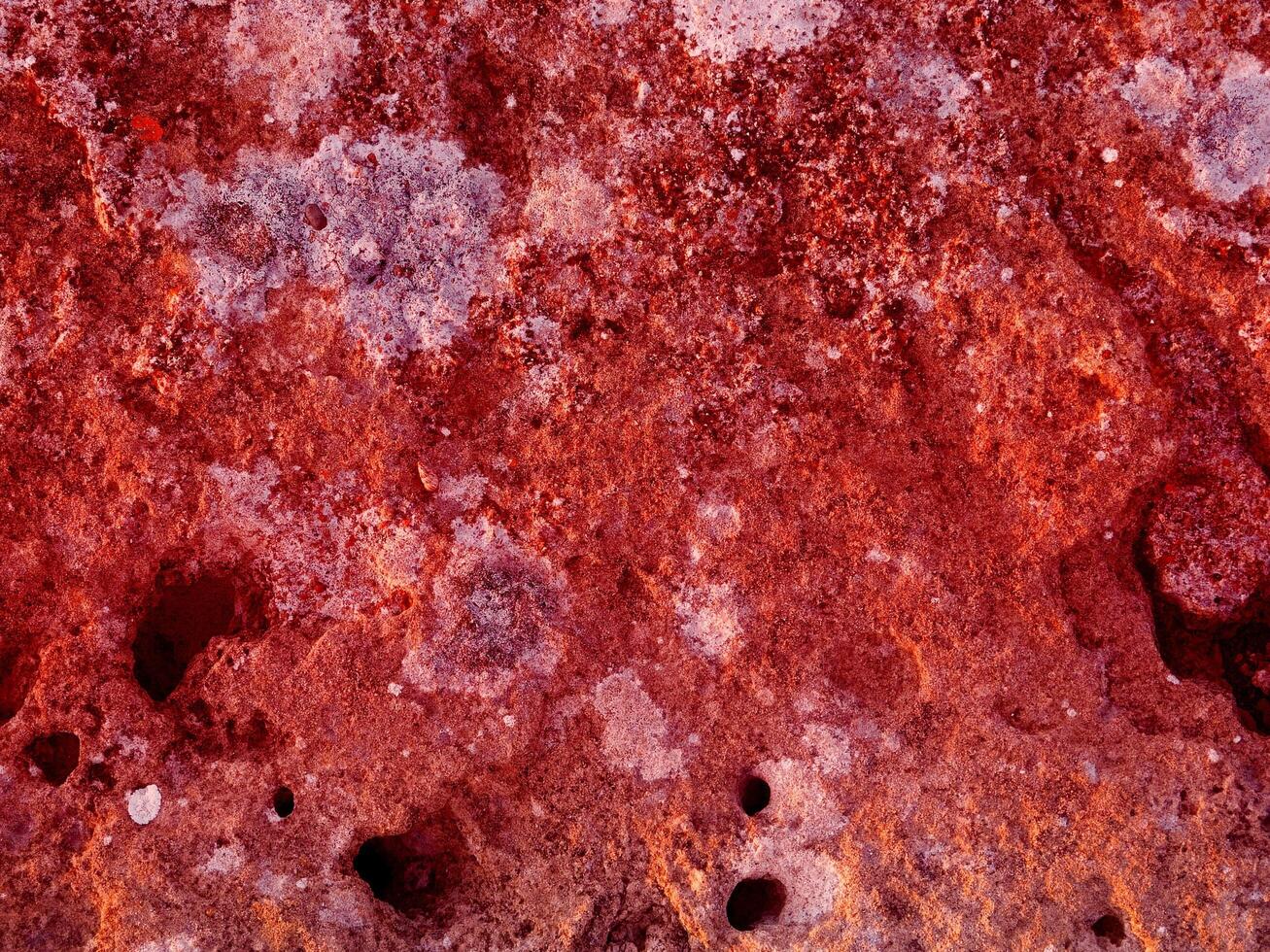 Texture Of Red Stone In The Garden photo
