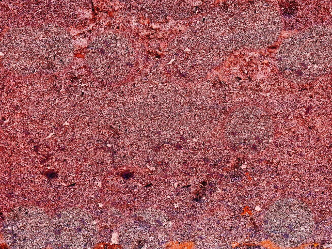 textura de piedra roja en el jardín foto