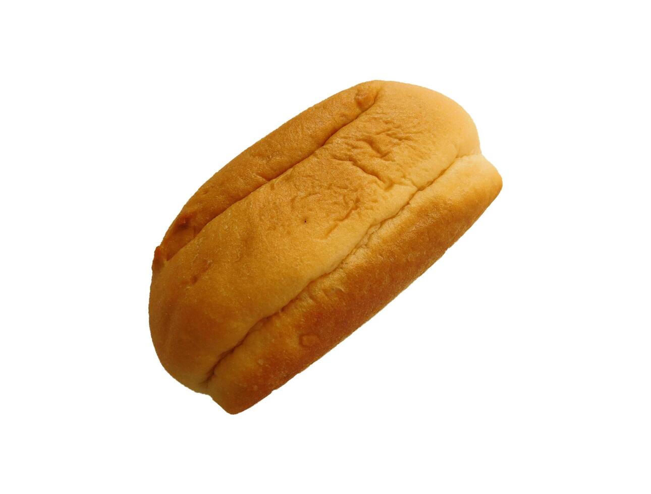 Bread on white background photo