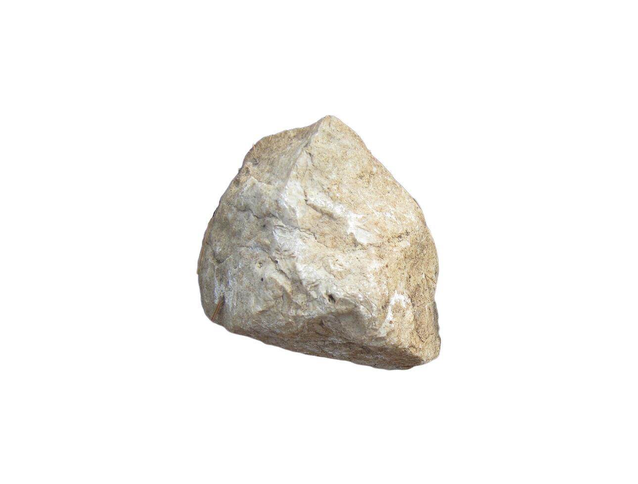 Stone on white background photo