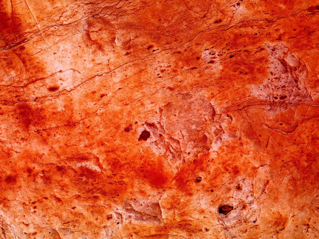 Texture Of Red Stone In The Garden photo