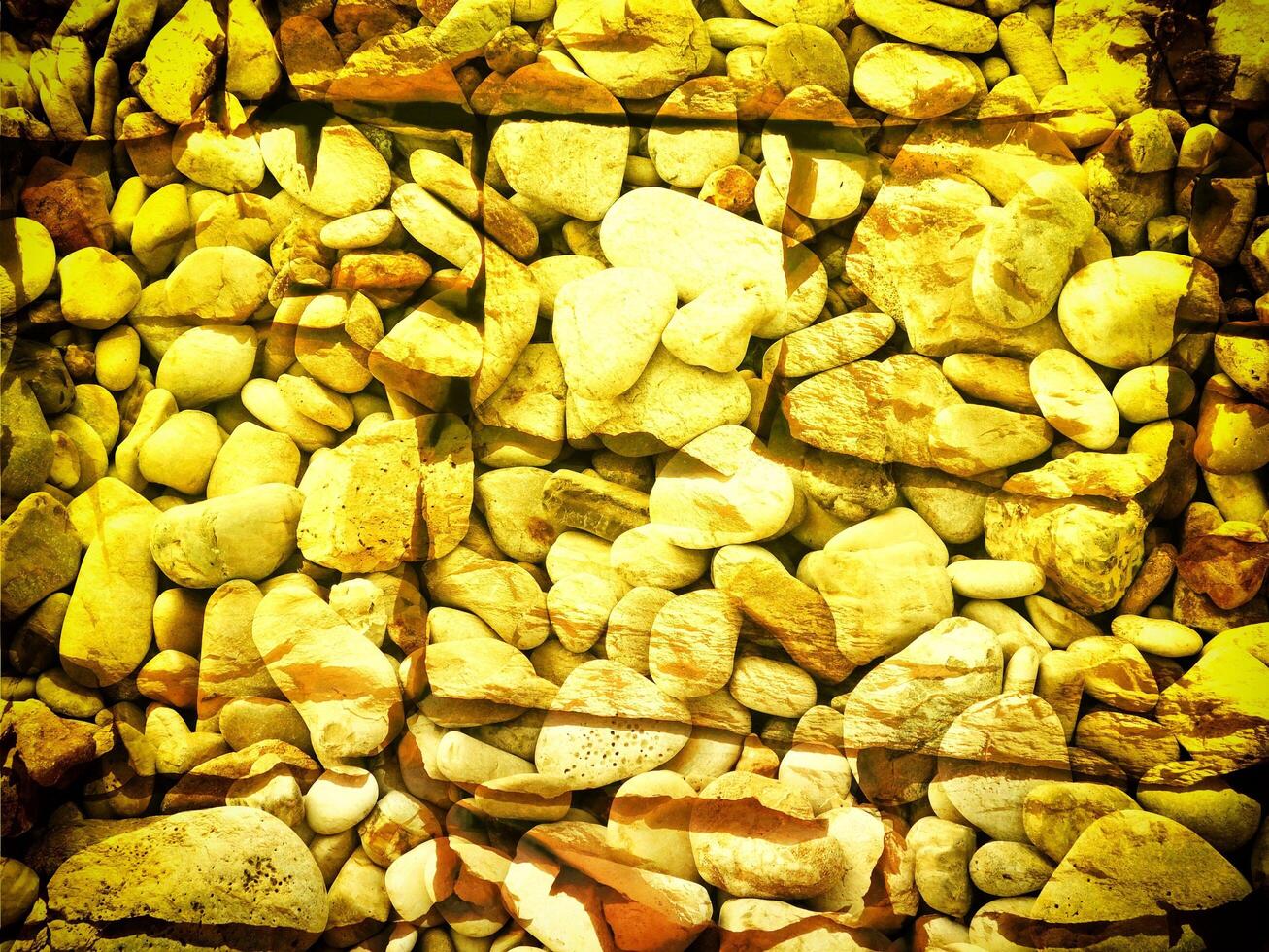 Texture Of Yellow Stone In The Garden photo