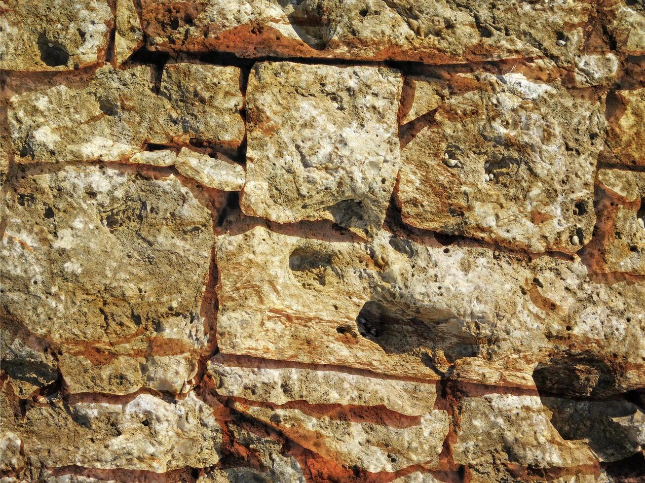 outdoor stone wall texture photo