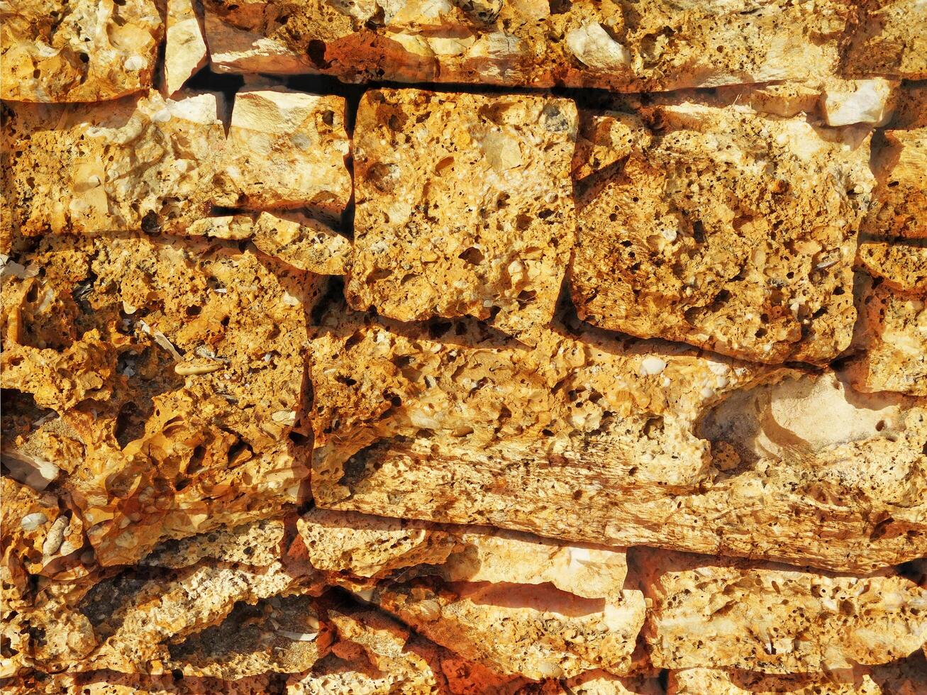 outdoor stone wall texture photo