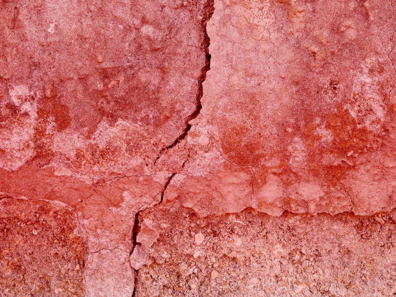 Texture Of Red Stone In The Garden photo