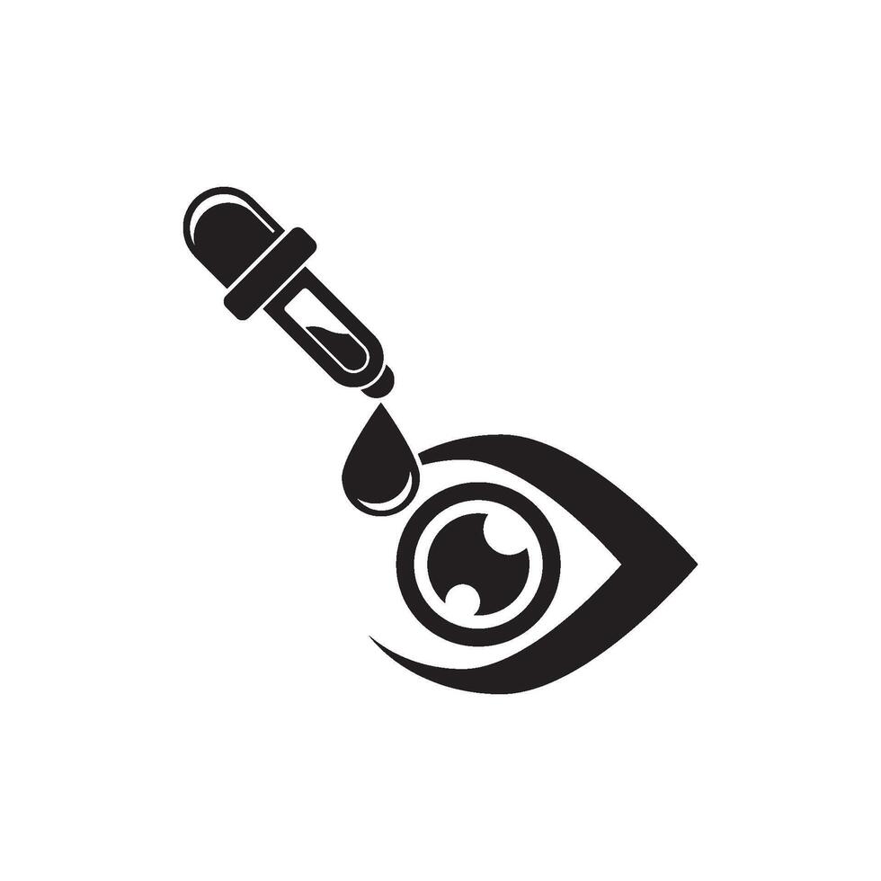 eye drops icon vector illustration design template