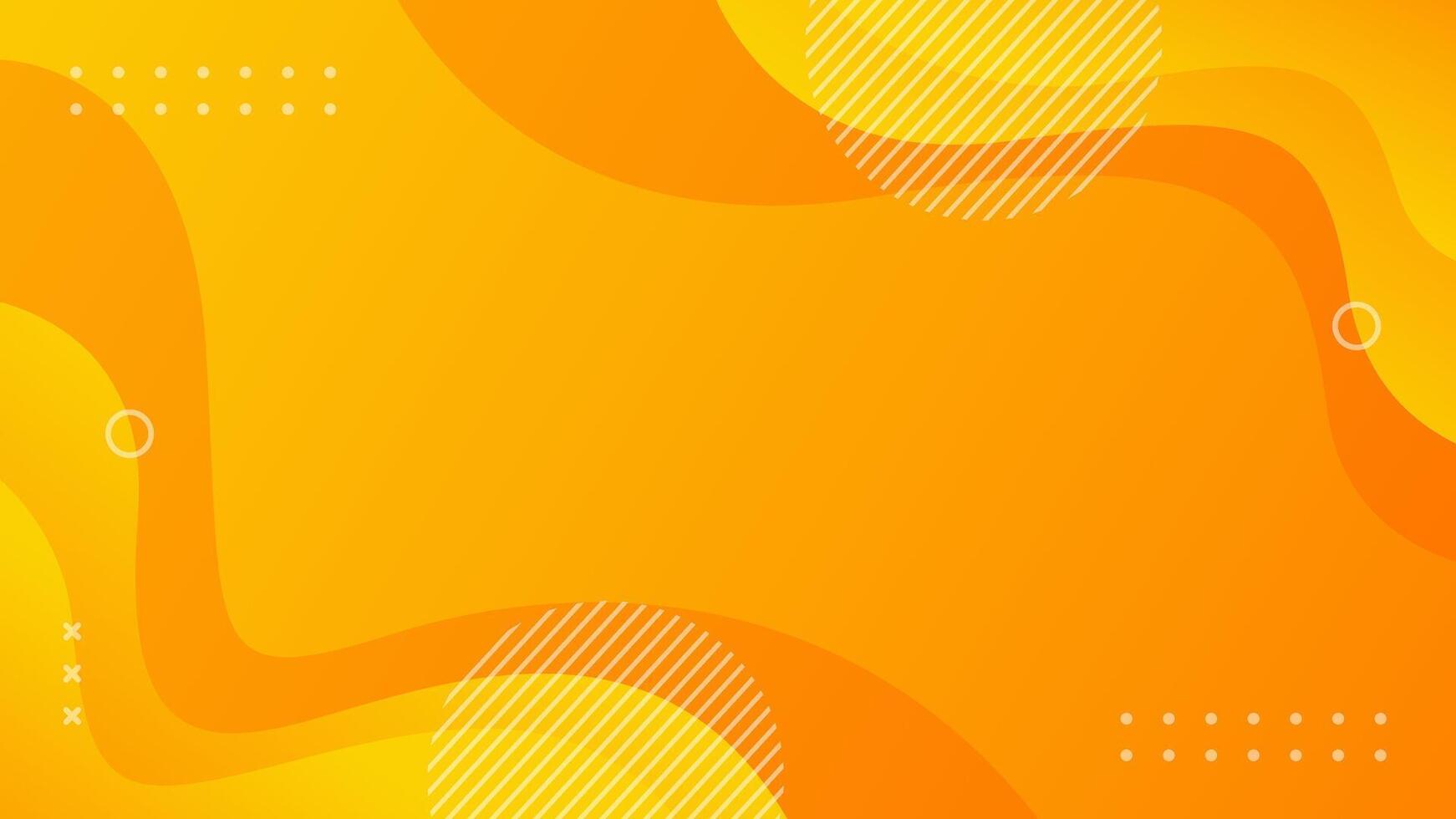 Bright orange-yellow gradient abstract background. Modern geometric wallpapers. Fresh template banner for sales, events, holidays, parties, summers, and falling vector